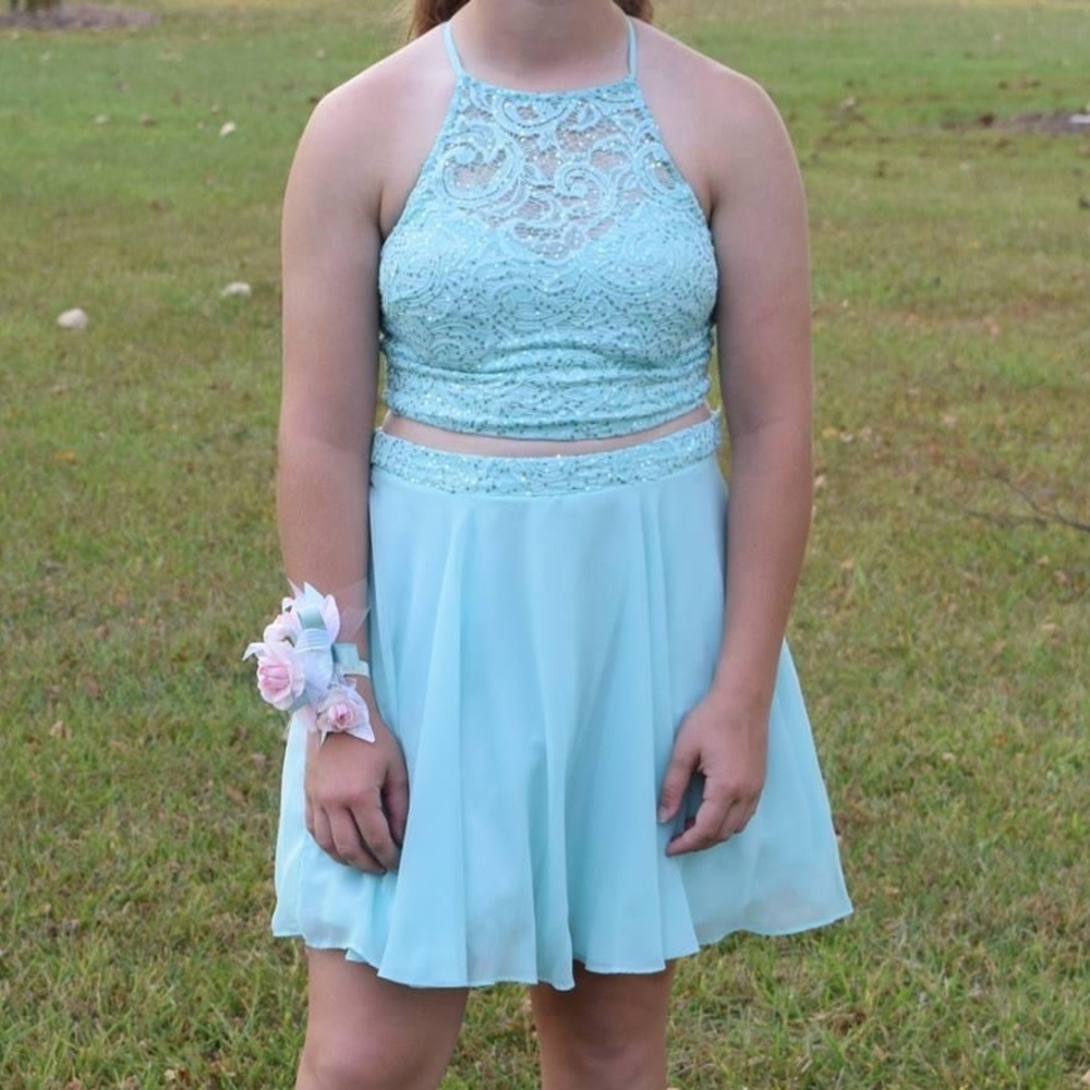 Mint Homecoming Dress